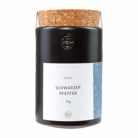 Pfeffersack und Soehne  Schwarzer Pfeffer  Keramikdose